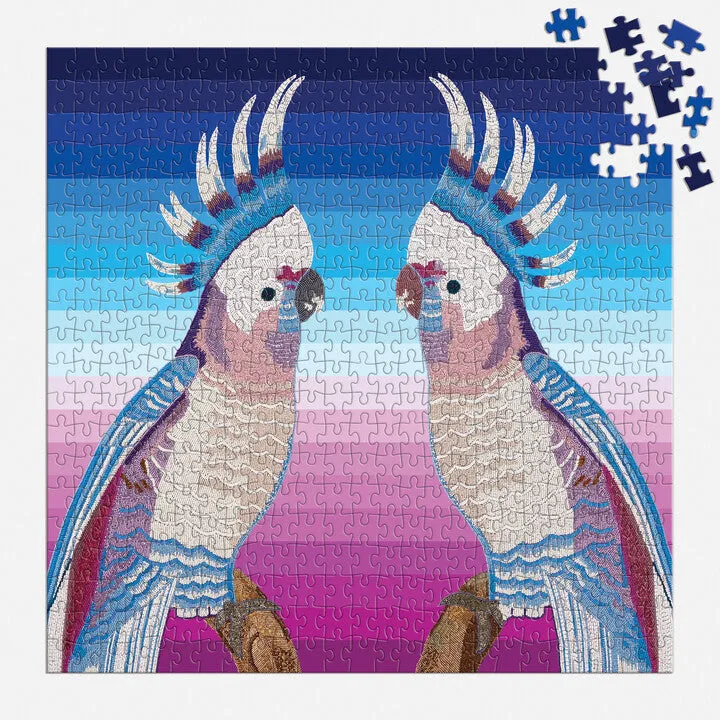 Galison Jonathan Adler Parrots puslespil 500 brikker papegøje