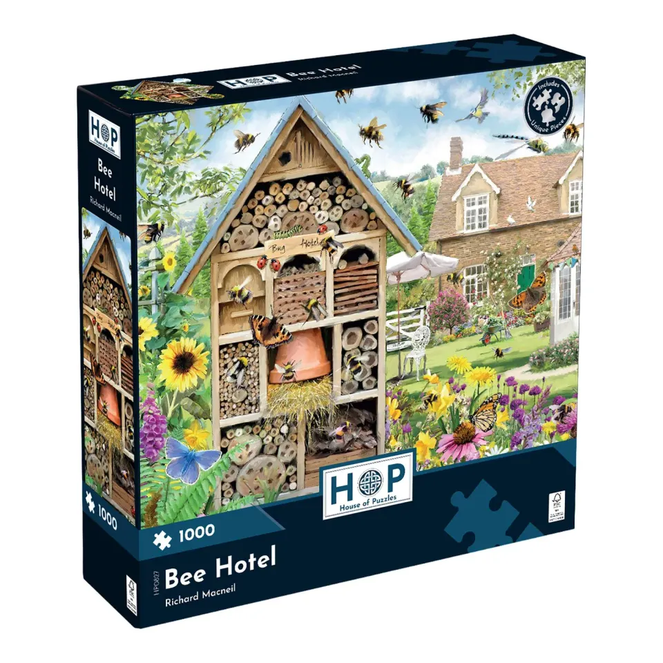 House of Puzzles Bee Hotel puslespil 1000 brikker voksne
