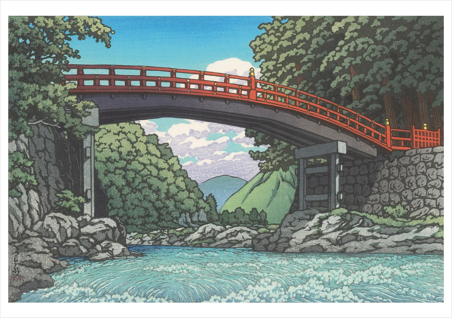 Pomegranate Kawase Hasui The Seasons kortæske 20 kort