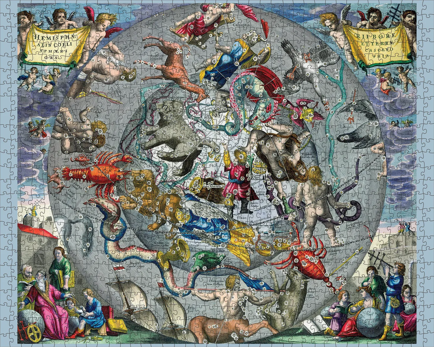 Pomegranate Andreas Cellarius Celestial Atlas puslespil 1000 brikker