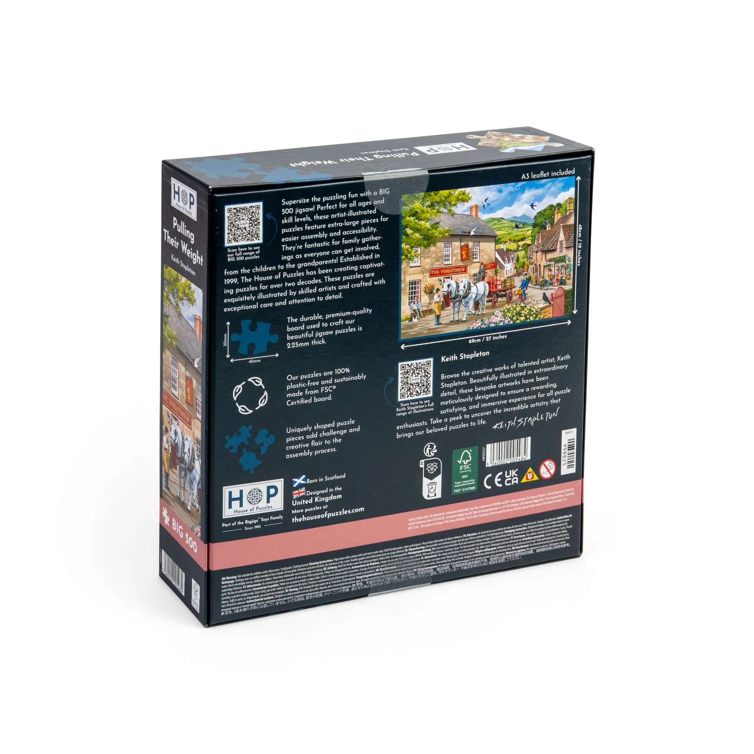 House of Puzzles Pulling Their Weight BIG puslespil 500