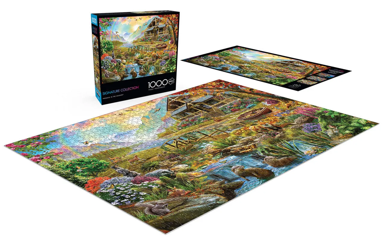 Buffalo Games Signature Paradise Country puslespil 1000 brikker