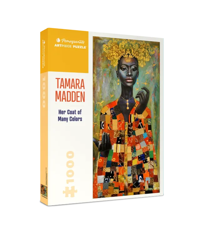 Pomegranate Tamara Madden Her Coat of Many Colors puslespil 1000 brikker