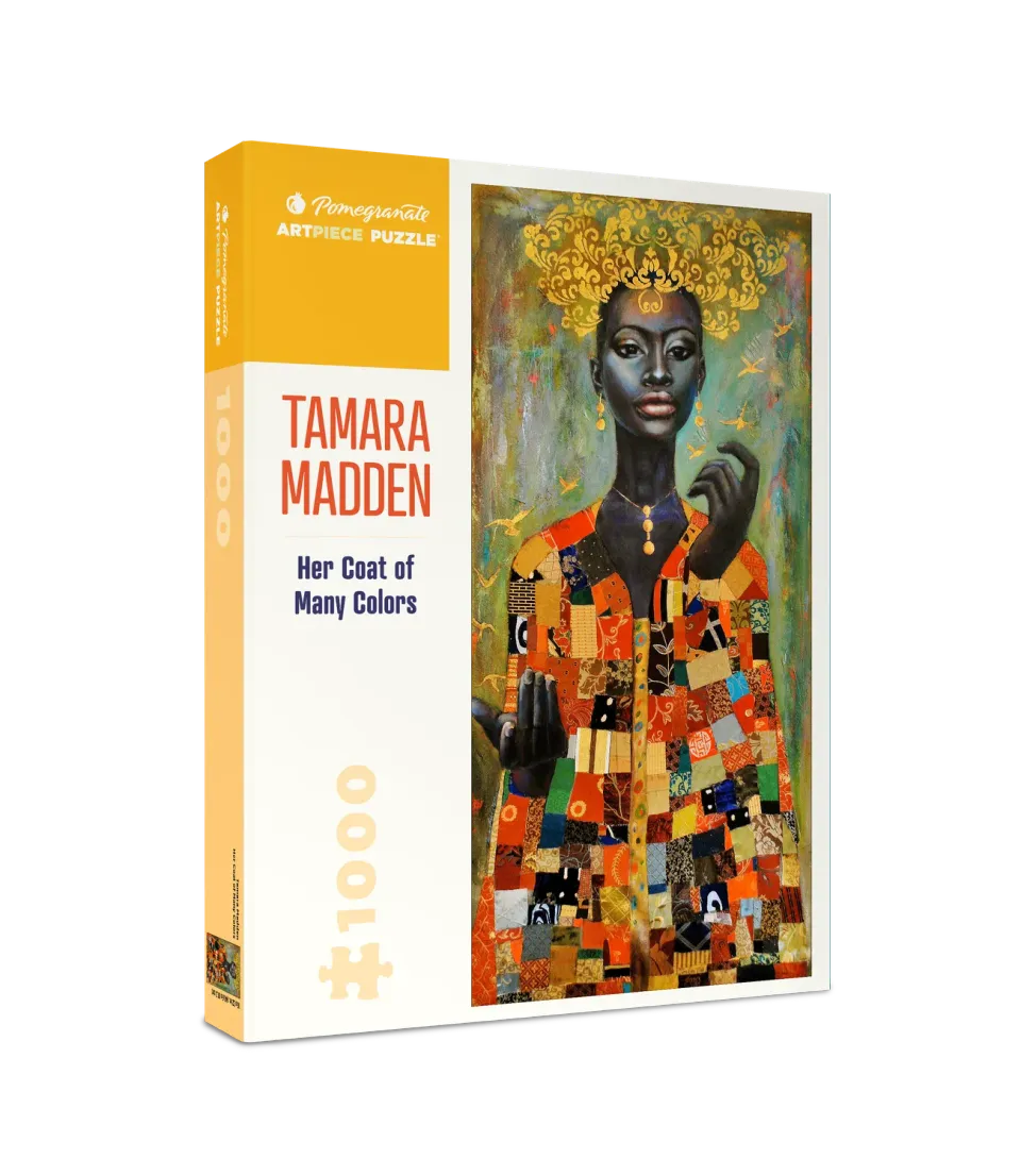 Pomegranate Tamara Madden Her Coat of Many Colors puslespil 1000 brikker