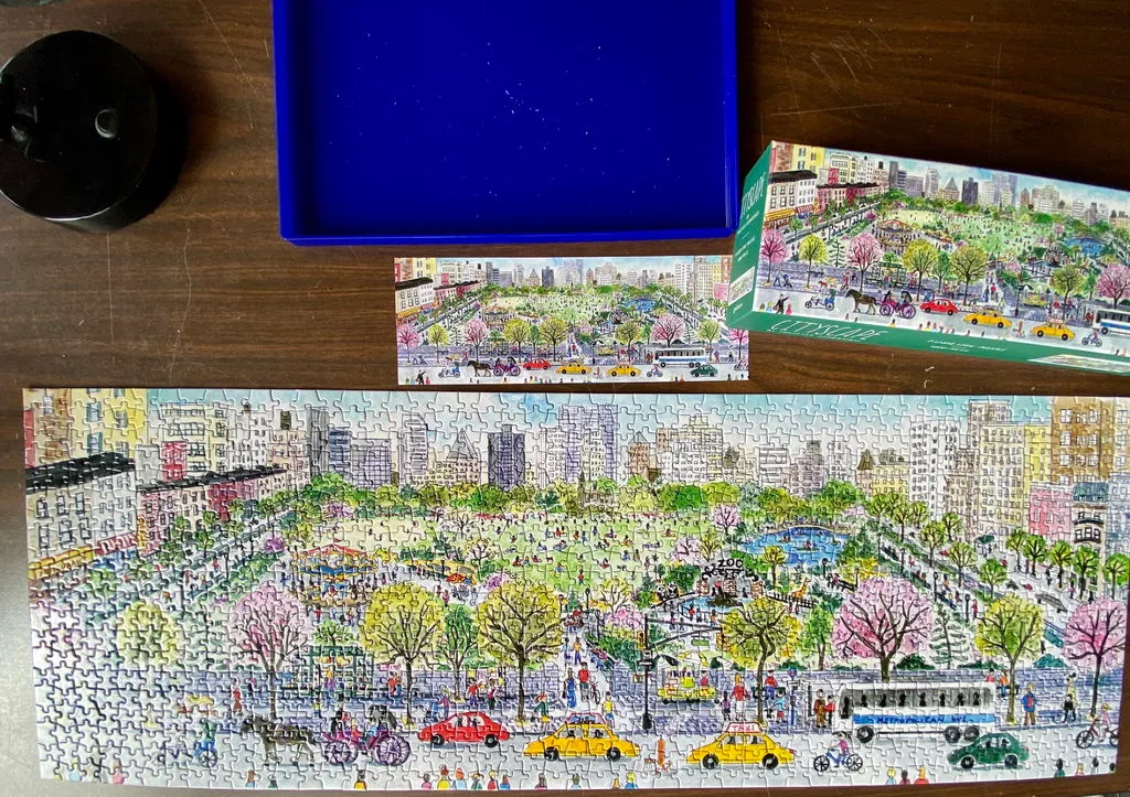 Galison Michael Storrings Cityscape panoramapuslespil 1000 brikker