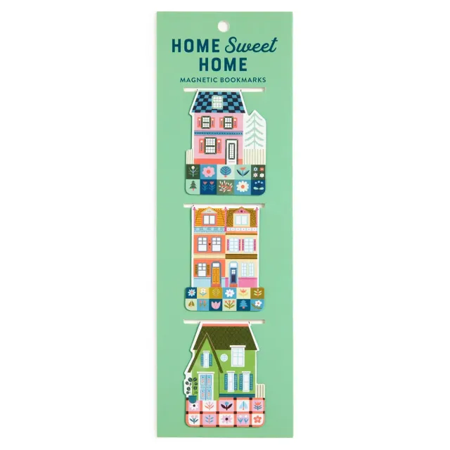 Good Puzzle Co. Molly Egan Home Sweet Home bogmærker 3 stk magnetiske