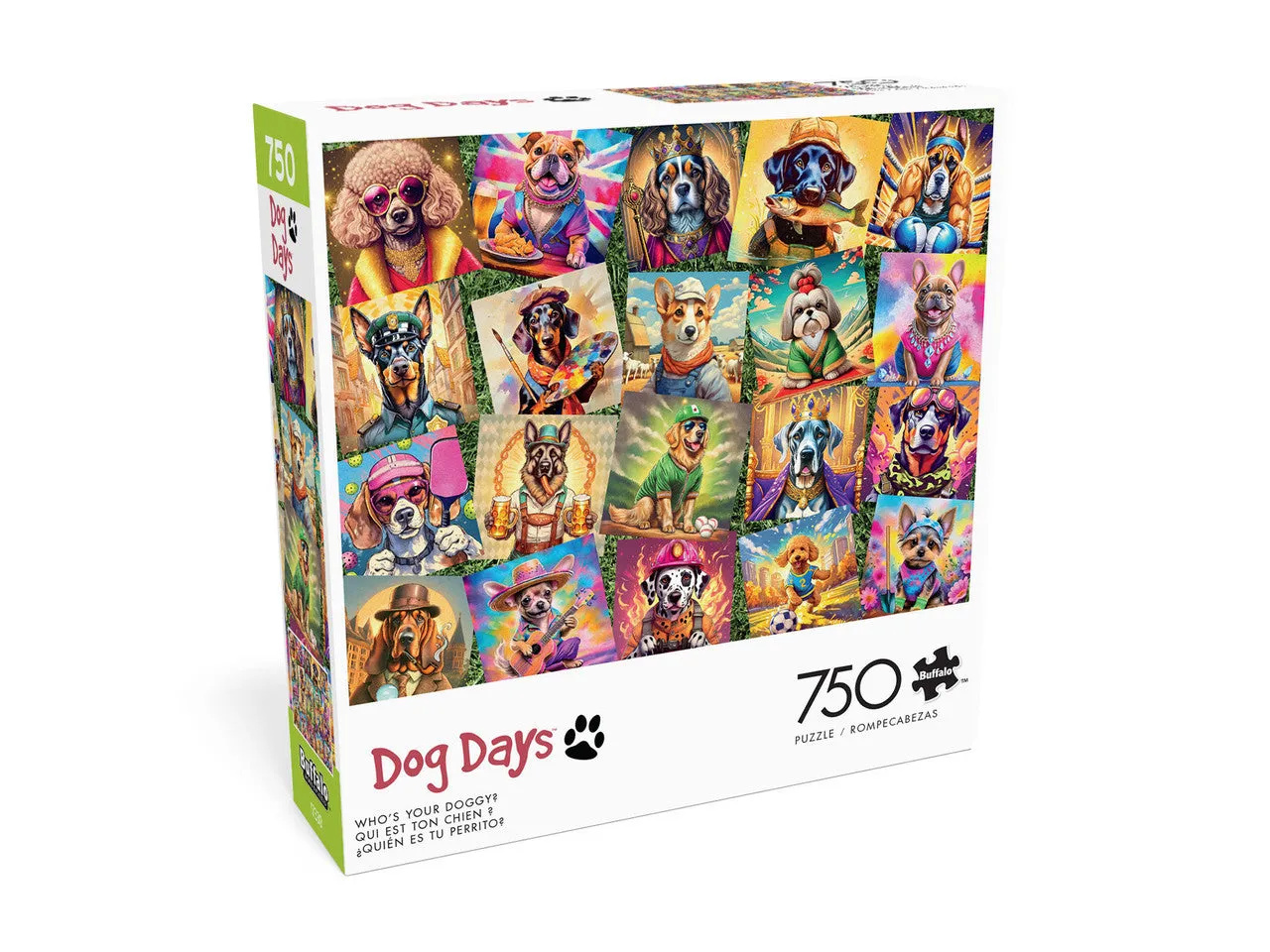 Buffalo Games Dog Days Who's Your Doggy puslespil 750 brikker