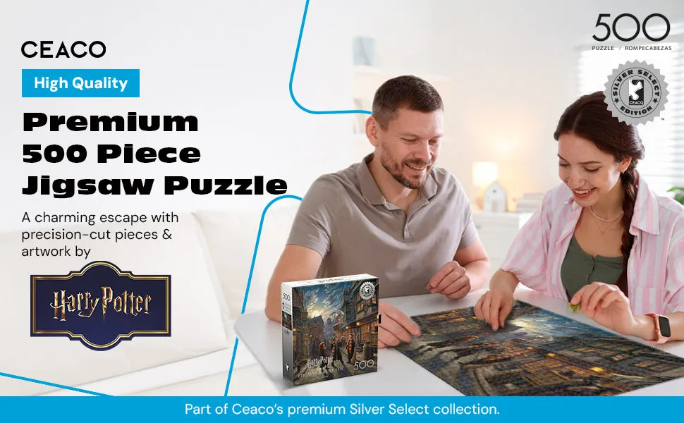 Buffalo Games Silver Select Diagon Alley puslespil 500 brikker Harry Potter