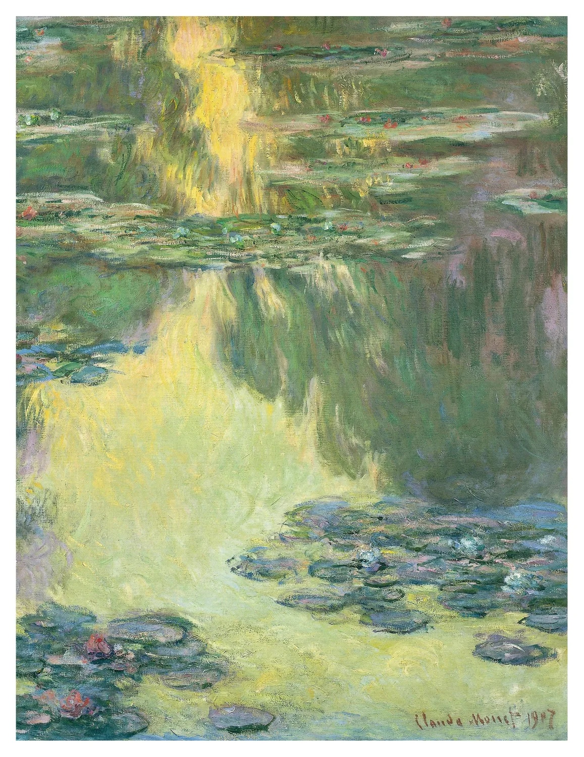 Pomegranate Claude Monet Lily Pond kort 20 stk åkander