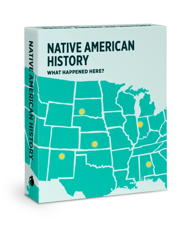 Pomegranate What Happened Here Native American History videnskort 48 kort