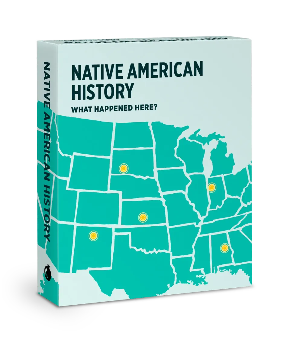 Pomegranate What Happened Here Native American History videnskort 48 kort