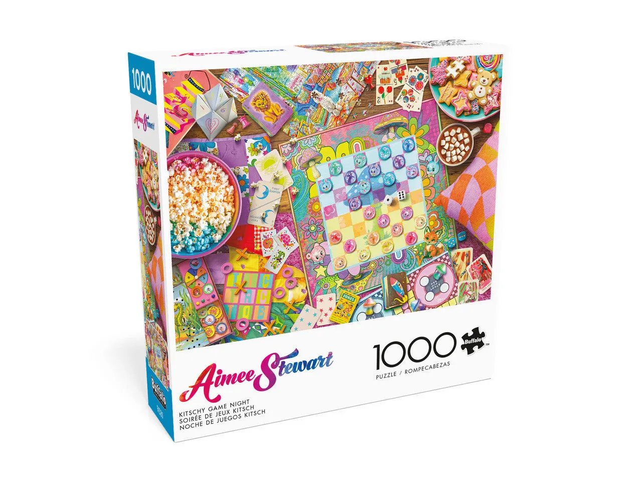Buffalo Games Kitschy Game Night 1000 brikker puslespil