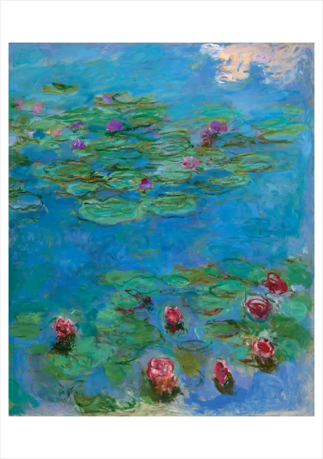 Pomegranate Claude Monet enkeltkort åkander