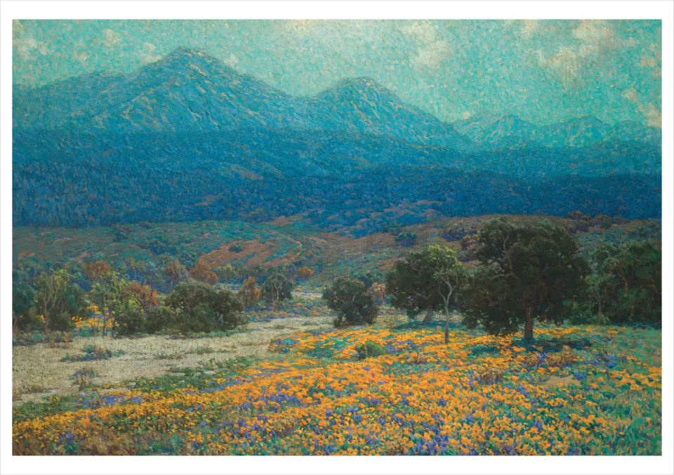 Pomegranate Redmond California Poppy Field kort blomst