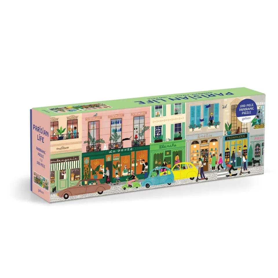Galison Parisian Life puslespil 1000 brikker panorama Paris