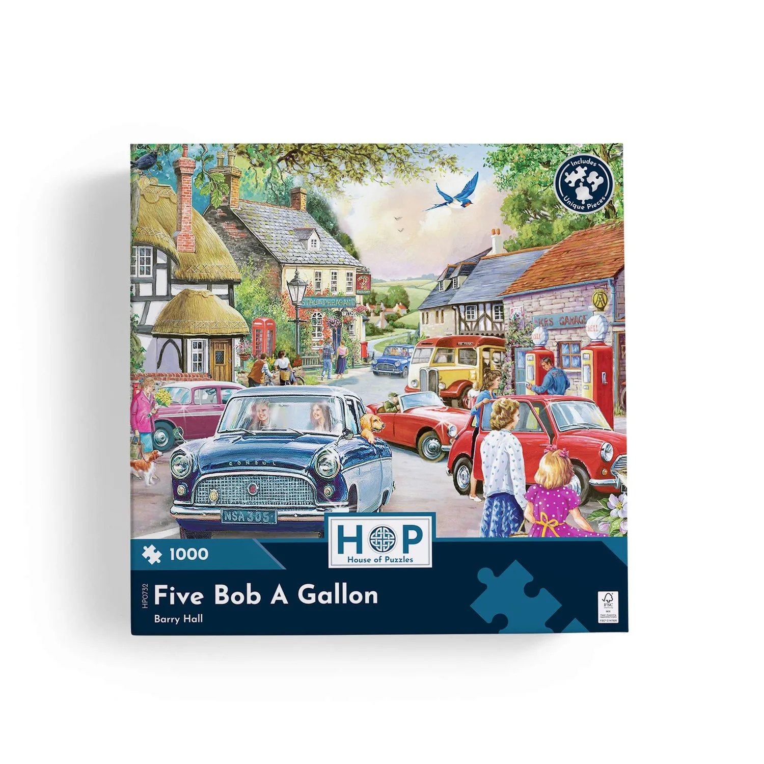 House of Puzzles Five Bob A Gallon puslespil 1000 landsby