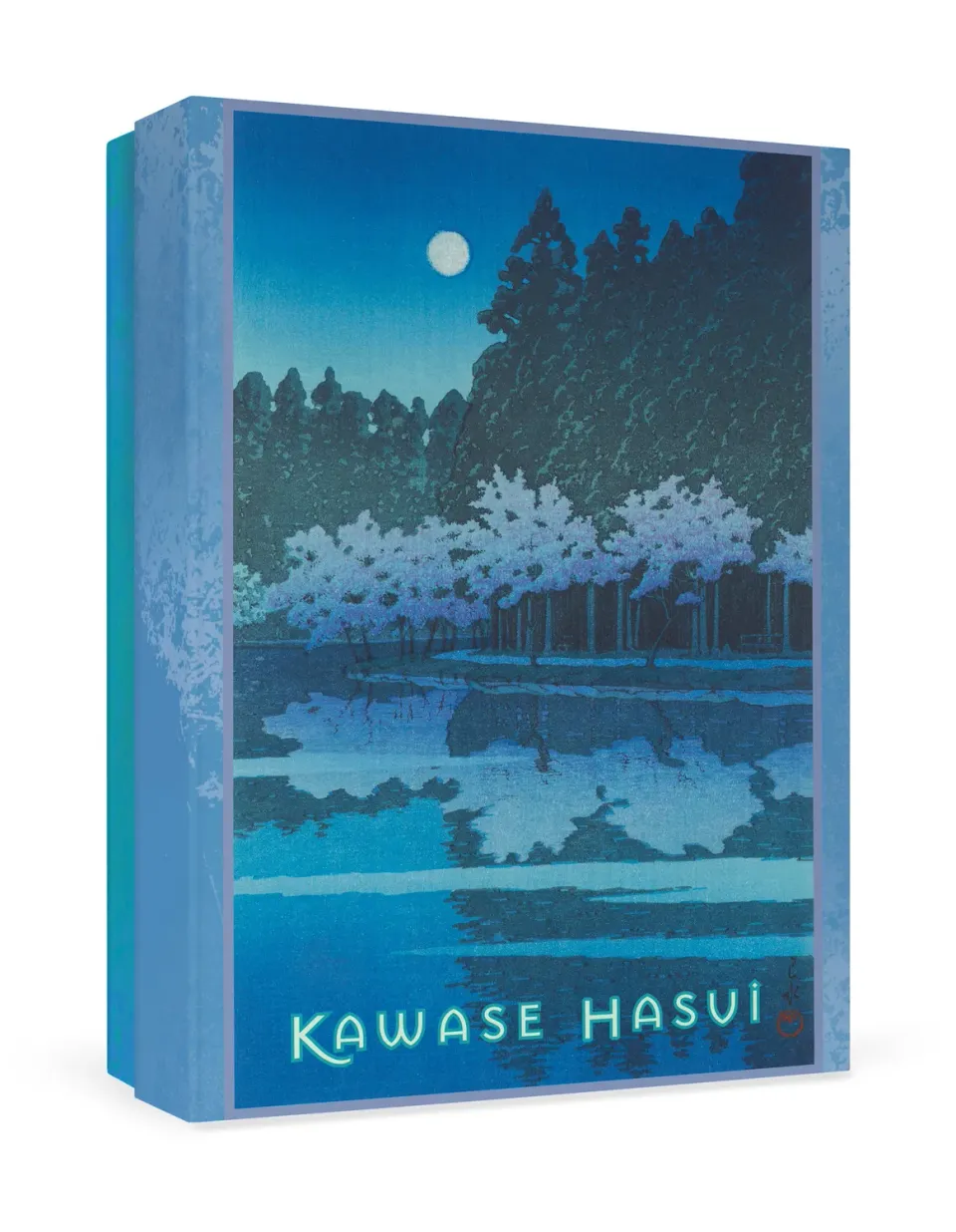 Pomegranate Kawase Hasui kortæske 20 kort landskab
