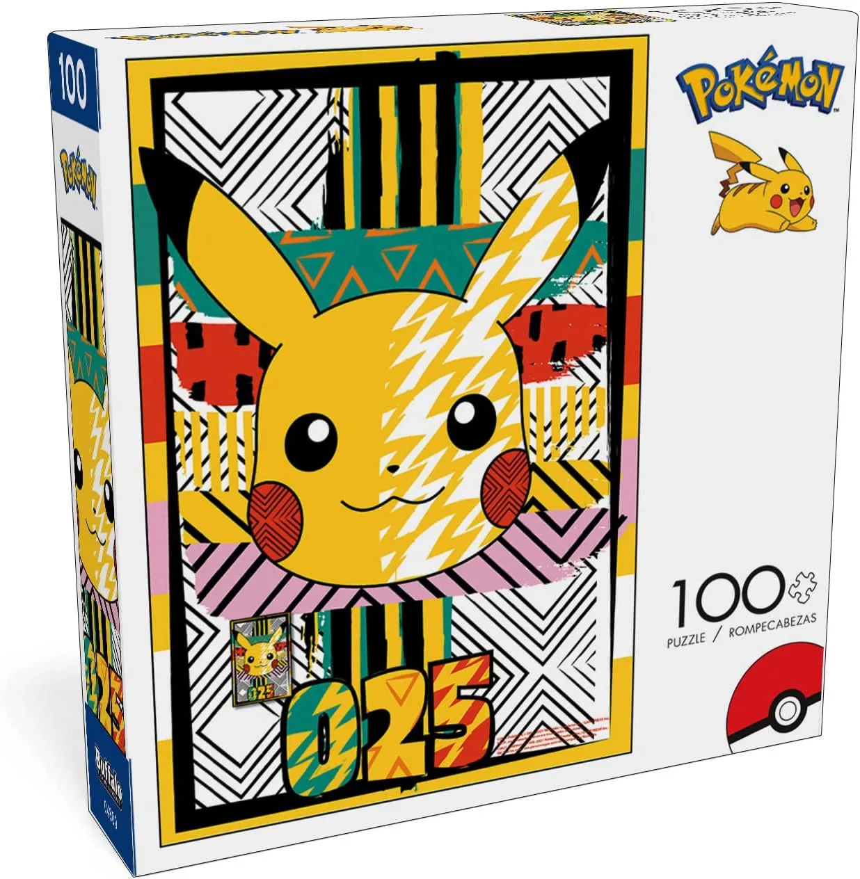 Buffalo Games Pokemon Summer Pattern 100 puslespil Pikachu
