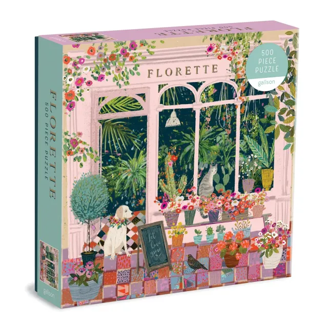 Galison Victoria Ball Florette puslespil 500 brikker plantebutik