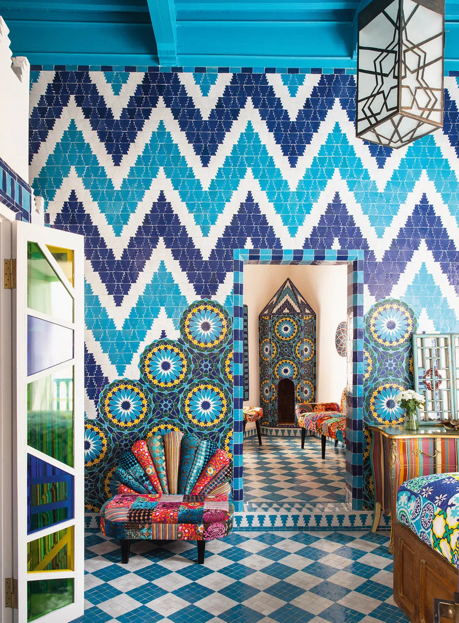 Blanc Moroccan Tiles puslespil 300 brikker flisemønster