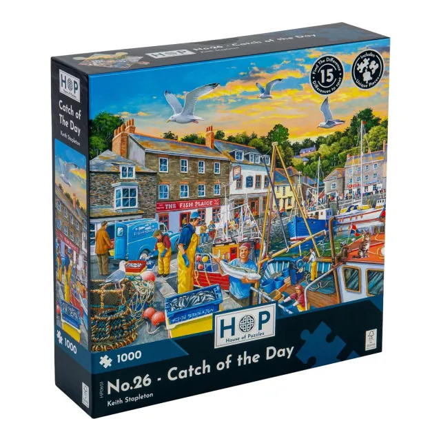 House of Puzzle No.26 Catch of the Day puslespil 1000 brikker