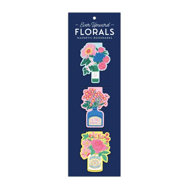 Good Puzzle Co. Ever Upward Florals bogmærker 3 stk magnet