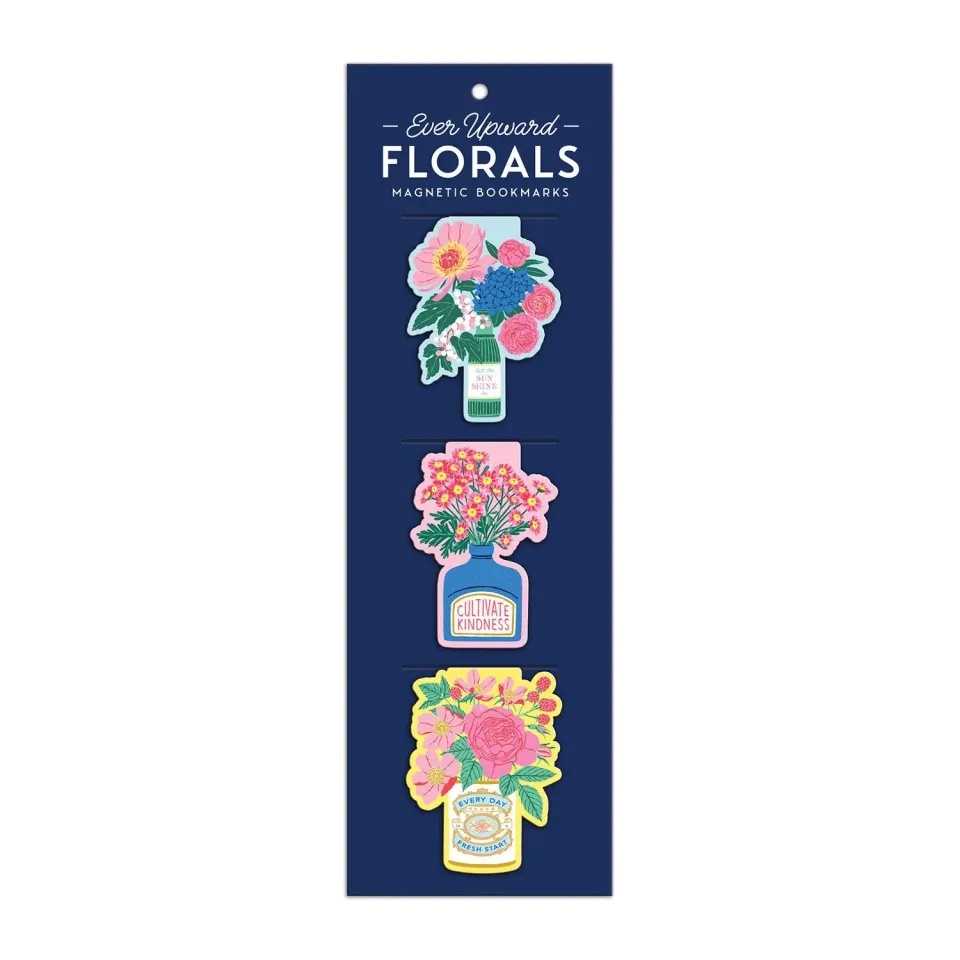 Good Puzzle Co. Ever Upward Florals bogmærker 3 stk magnet