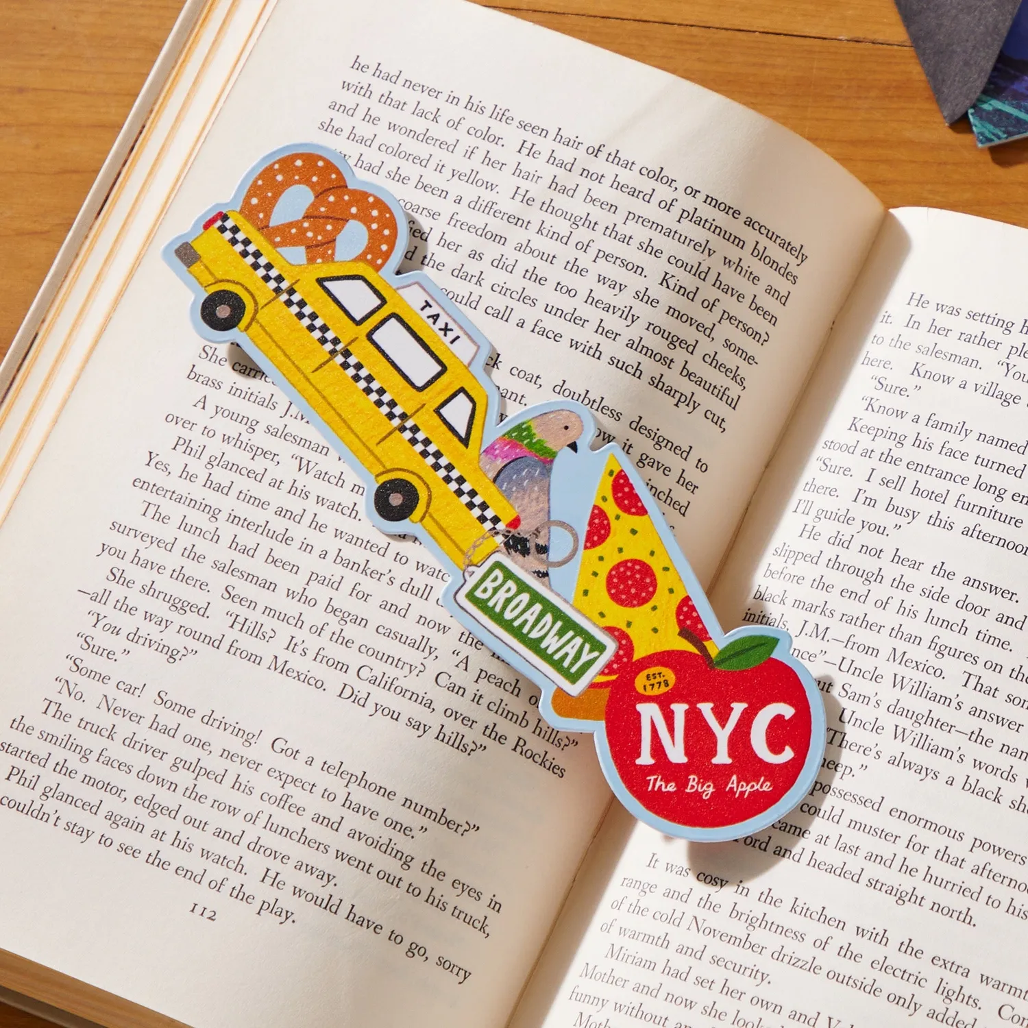 Good Puzzle Co. Big Apple bogmærke papir NYC
