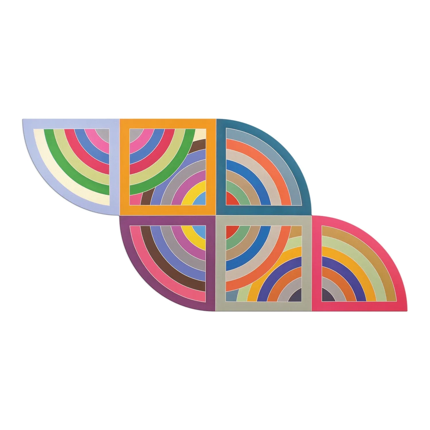 Galison Frank Stella Harran II puslespil 750 brikker formet