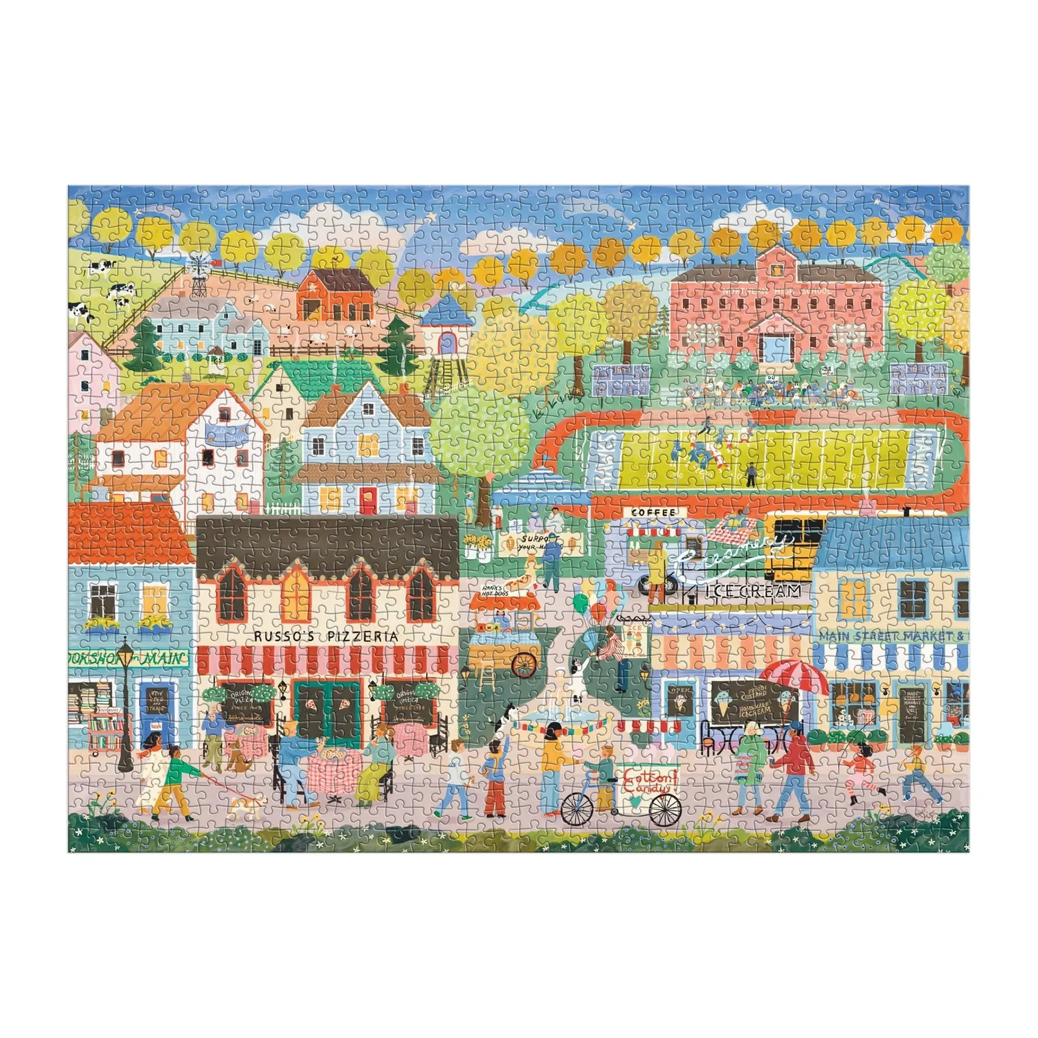 Good Puzzle Co. Elisabeth Dorrian Hometown Cheer puslespil 1000 brikker by