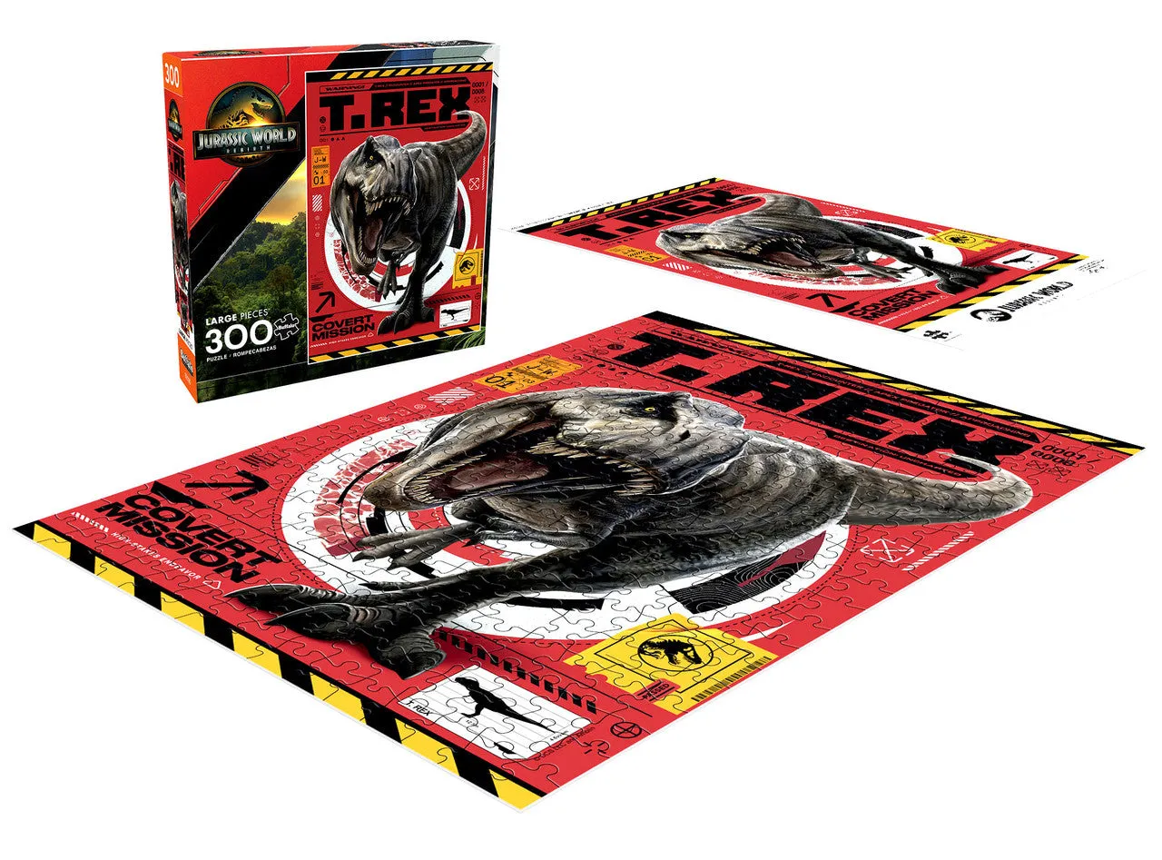 Buffalo Games Jurassic Park Rebirth T. Rex Encounter puslespil 300 brikker