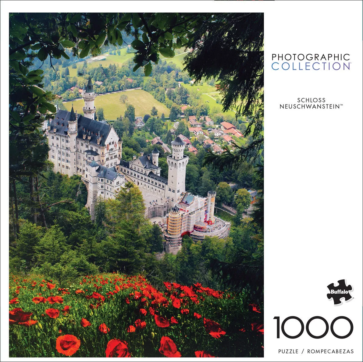 Buffalo Games Photography Schloss Neuschwanstein puslespil 1000 brikker foto