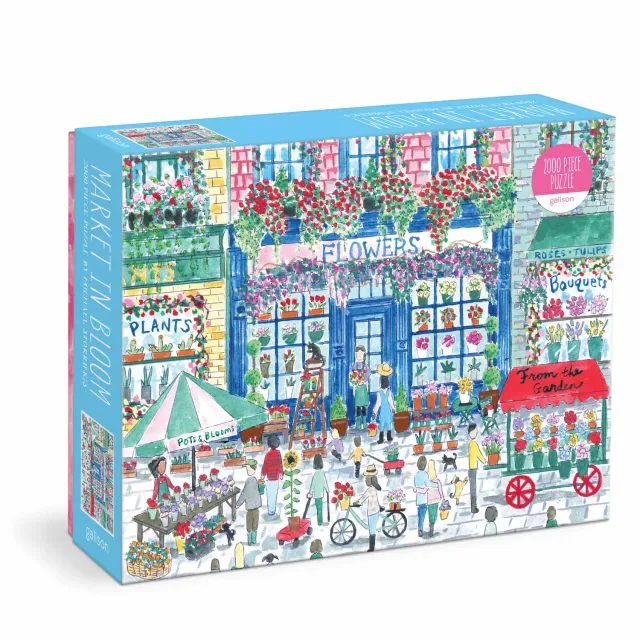 Good Puzzle Co. Storrings Market in Bloom puslespil 2000 marked