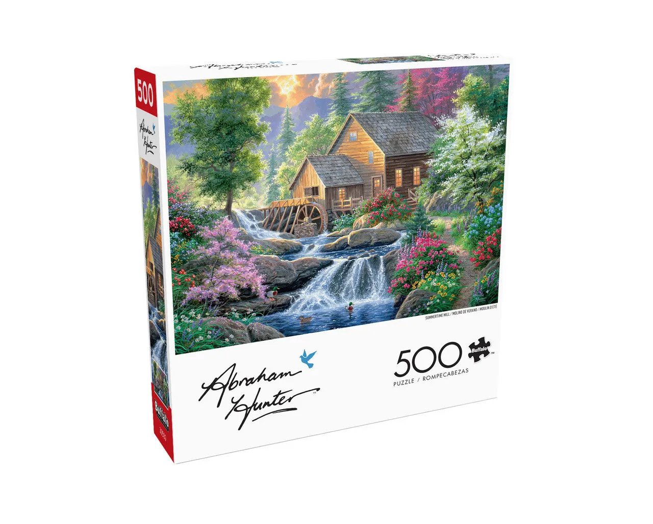 Buffalo Games Summertime Mill puslespil 500 brikker natur