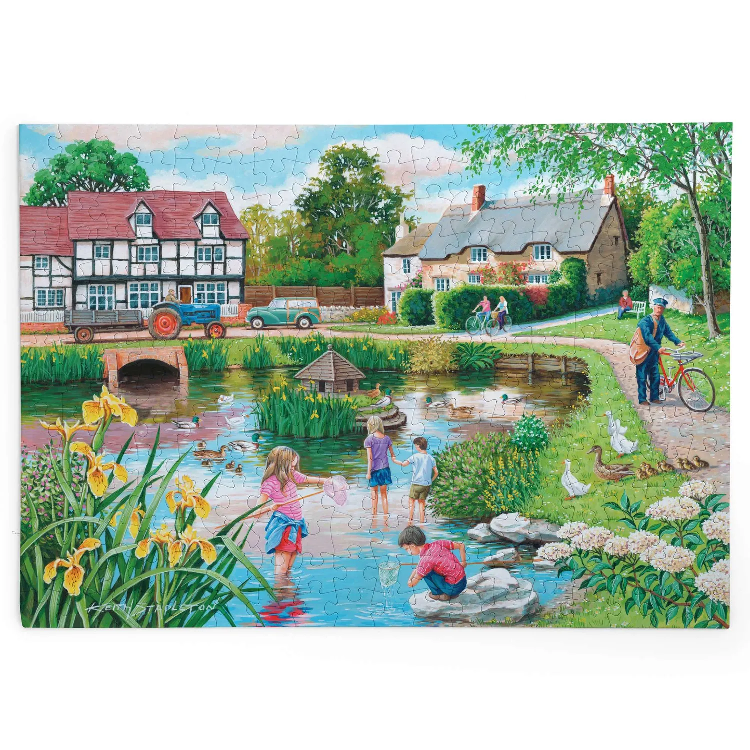 House of Puzzles BIG Duck Pond puslespil 250 store brikker