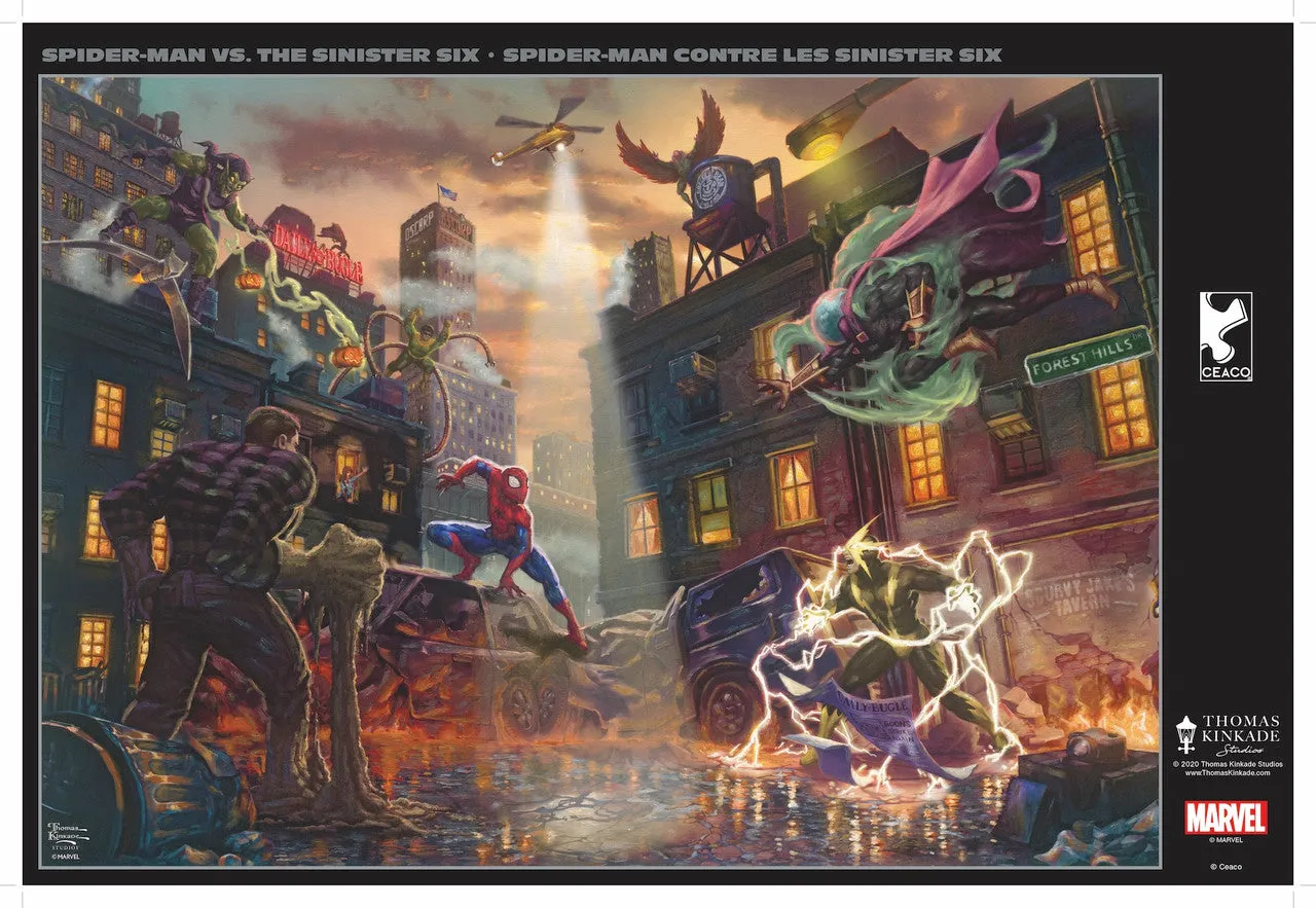 Buffalo Games Noir Marvel Spider-man puslespil 500 skurke