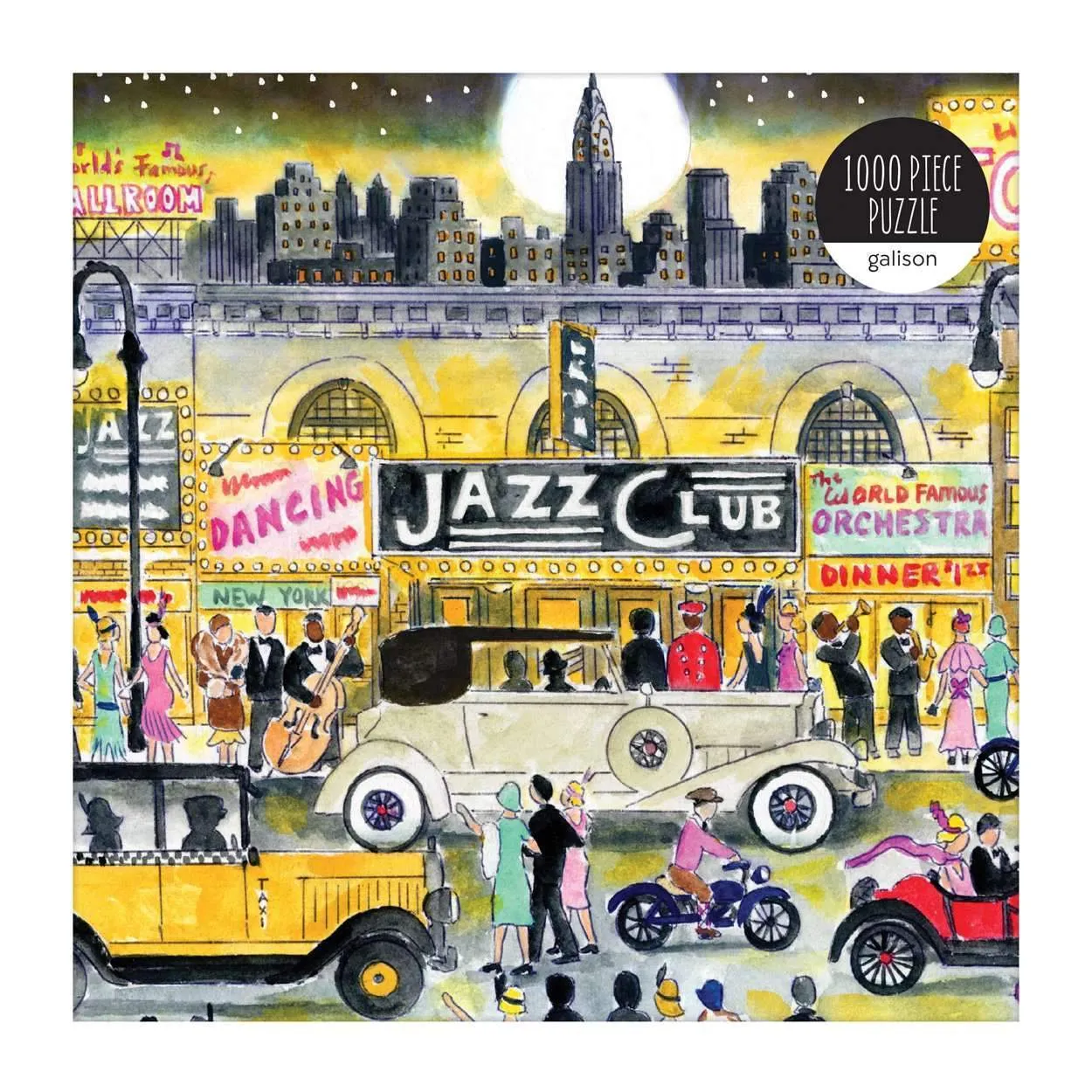 Galison Michael Storrings Jazz Age puslespil 1000 brikker