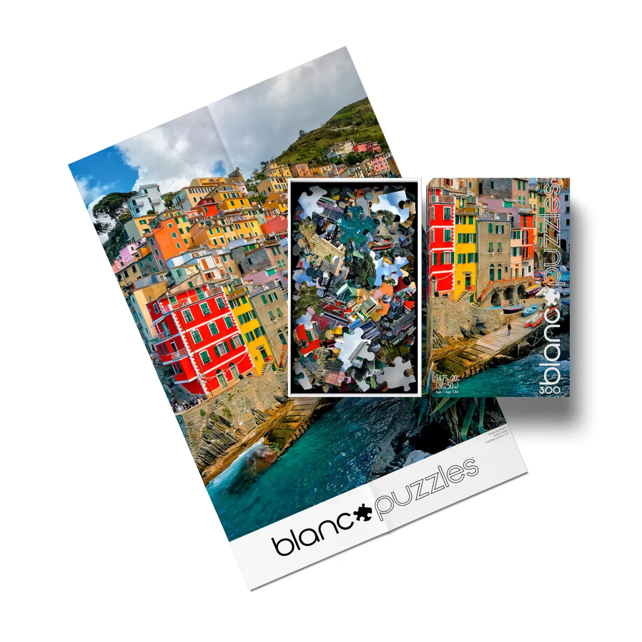 Buffalo Games Blanc Cinque Terre puslespil 300 brikker