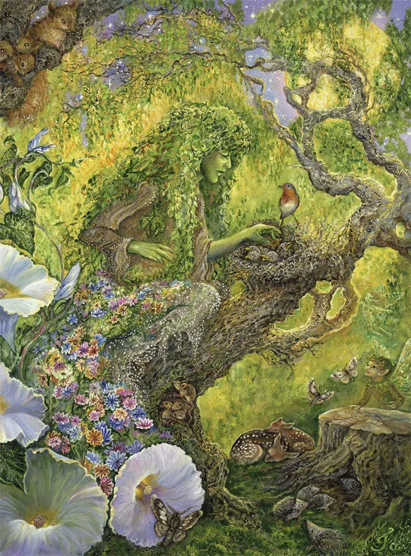 Buffalo Games Josephine Wall Forest Protector puslespil 1000 brikker glitter
