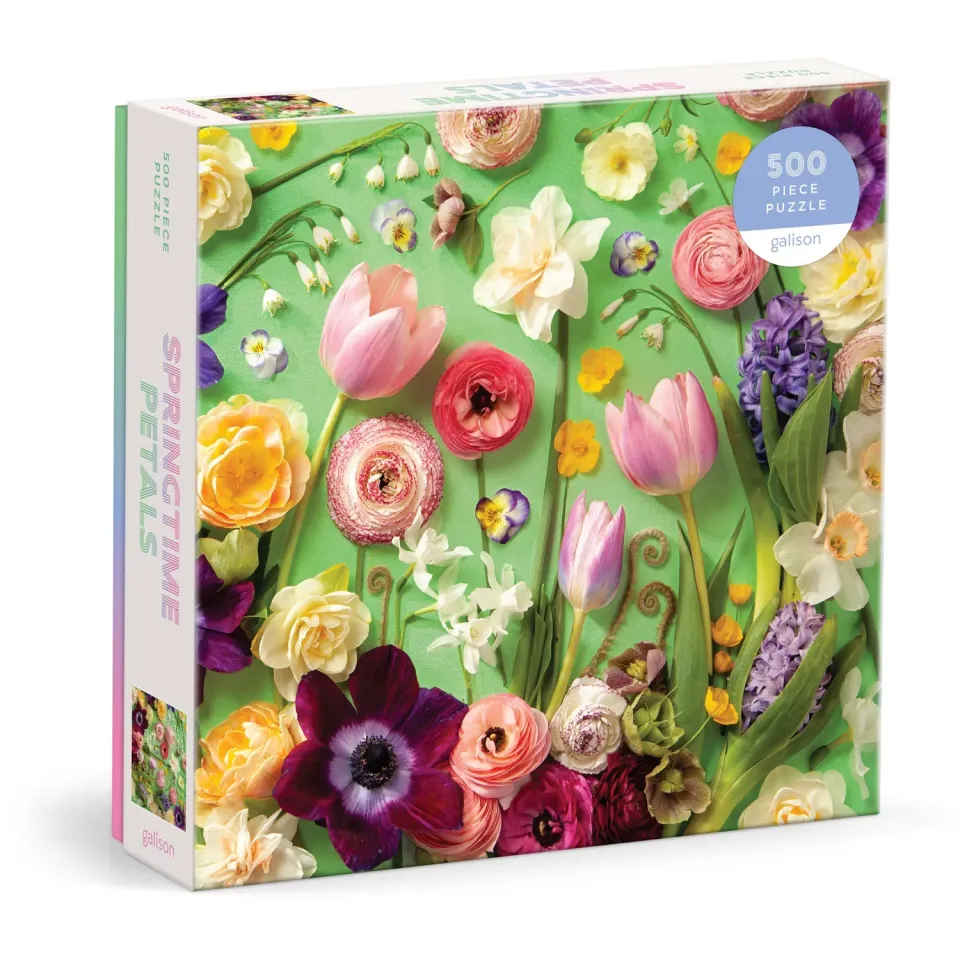 Galison Springtime Petals puslespil 500 brikker blomster