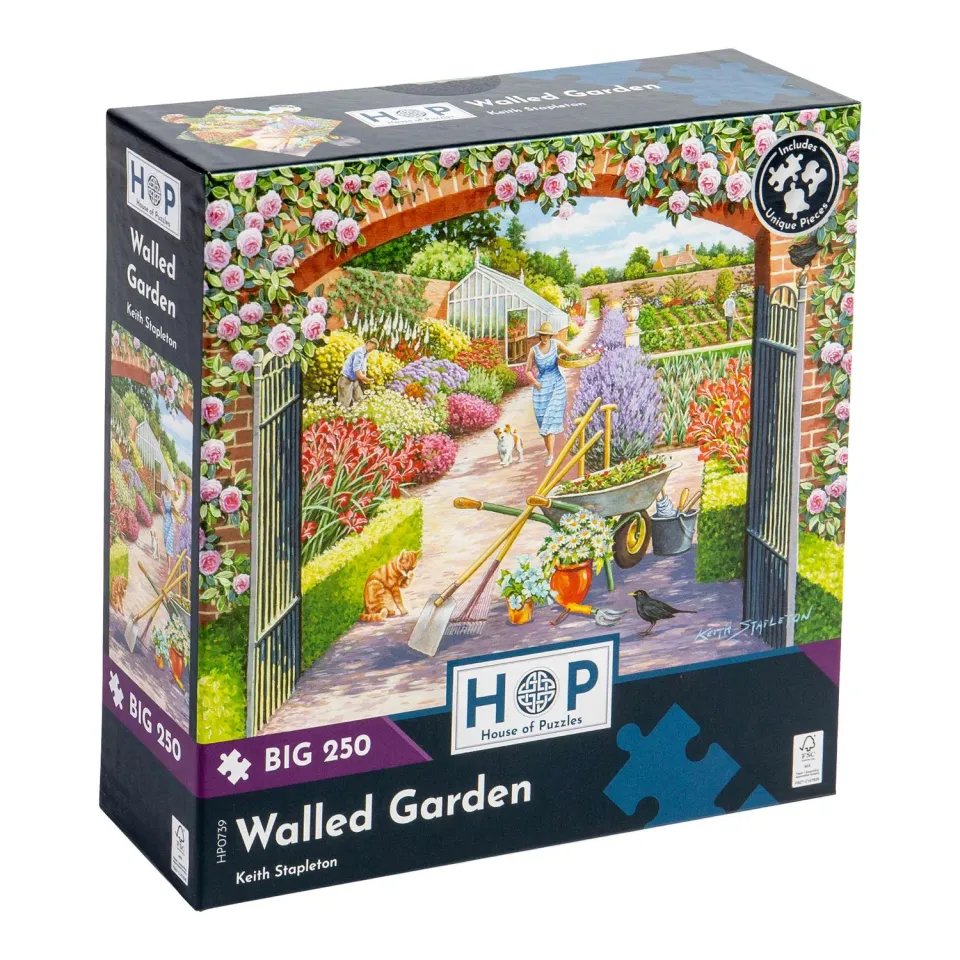 House of Puzzles BIG Walled Garden 250 puslespil have