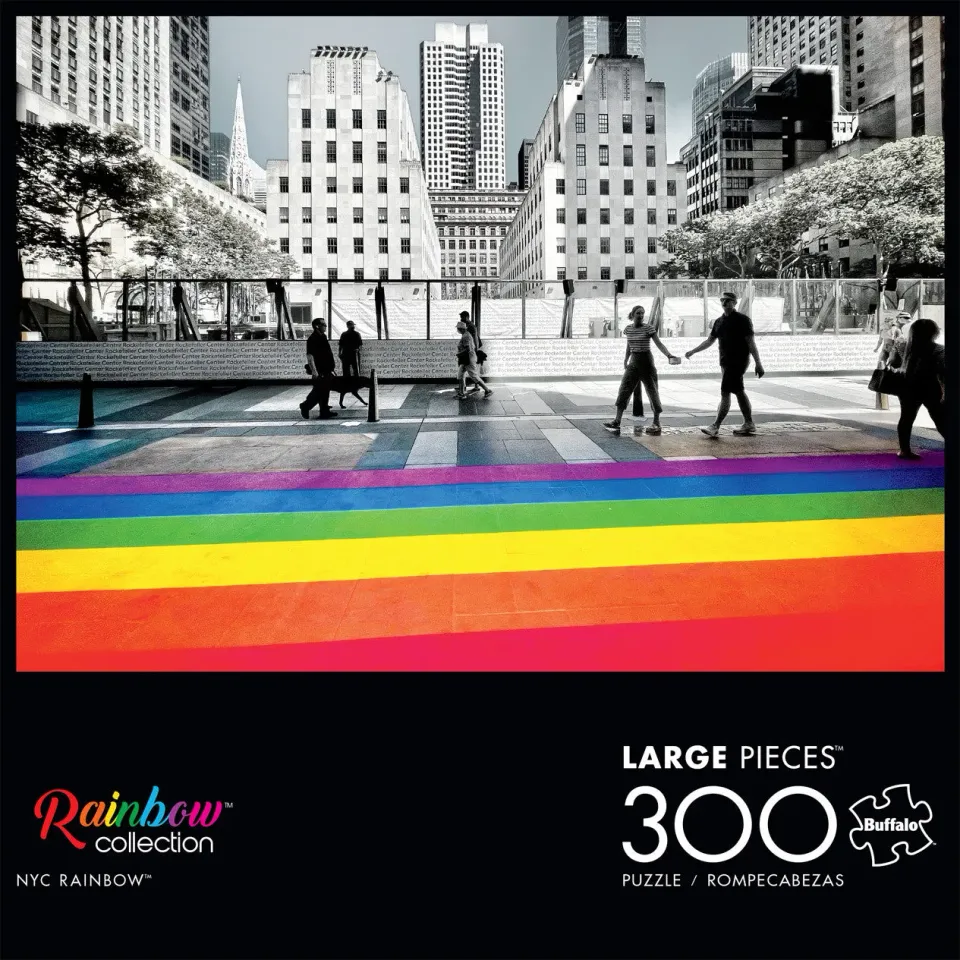 Buffalo Games Rainbow NYC Rainbow puslespil 300 brikker store