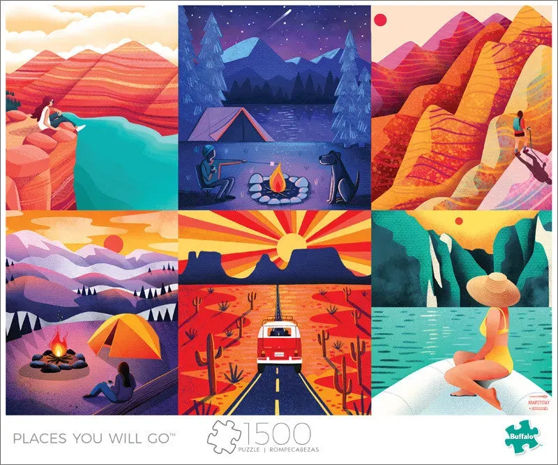 Buffalo Games Places You Will Go 1500 brikker puslespil