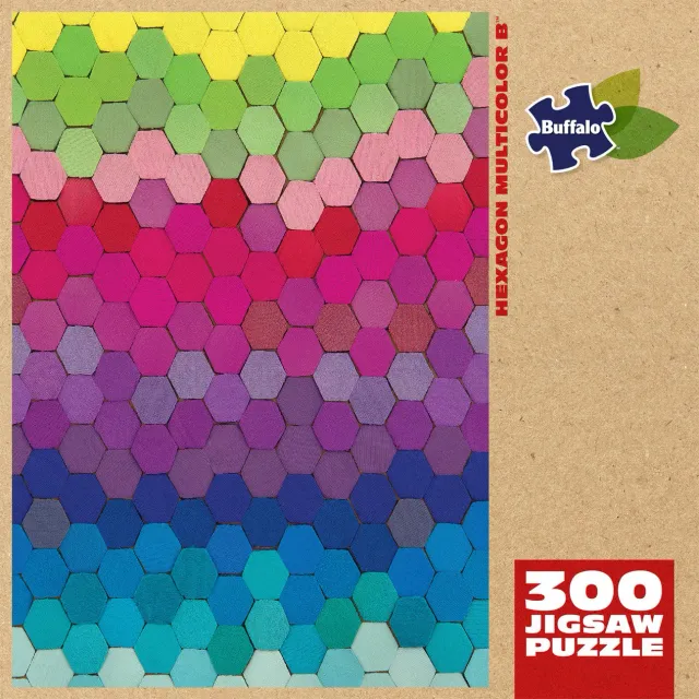 Buffalo Games Sustainable Hexagon Multicolor B puslespil 300 brikker