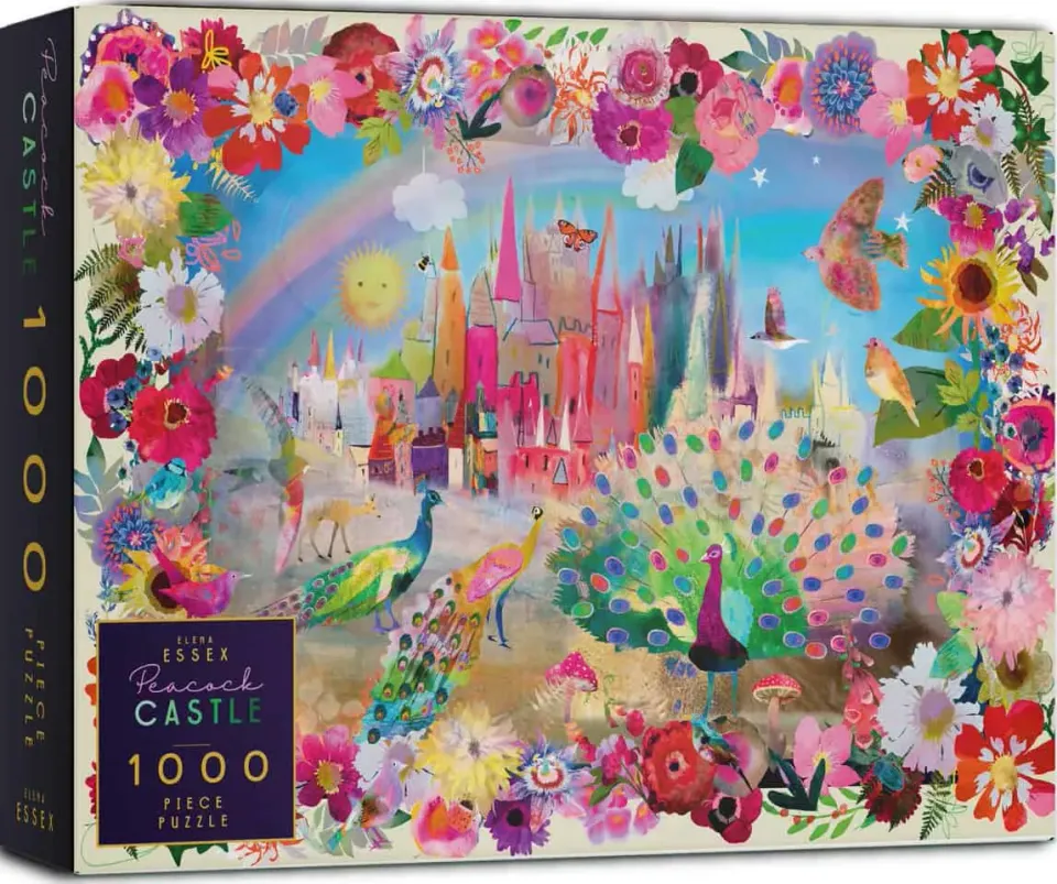 Elena Essex Peacock Castle puslespil 1000 brikker 70x50 voksne