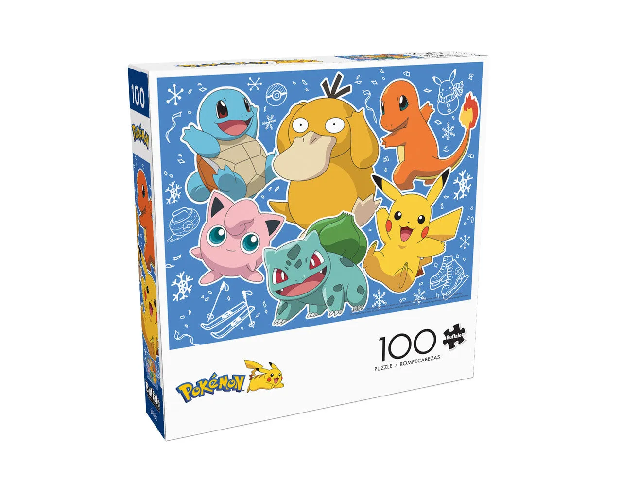 Buffalo Games Pokemon Kanto Holiday puslespil 100 brikker jul