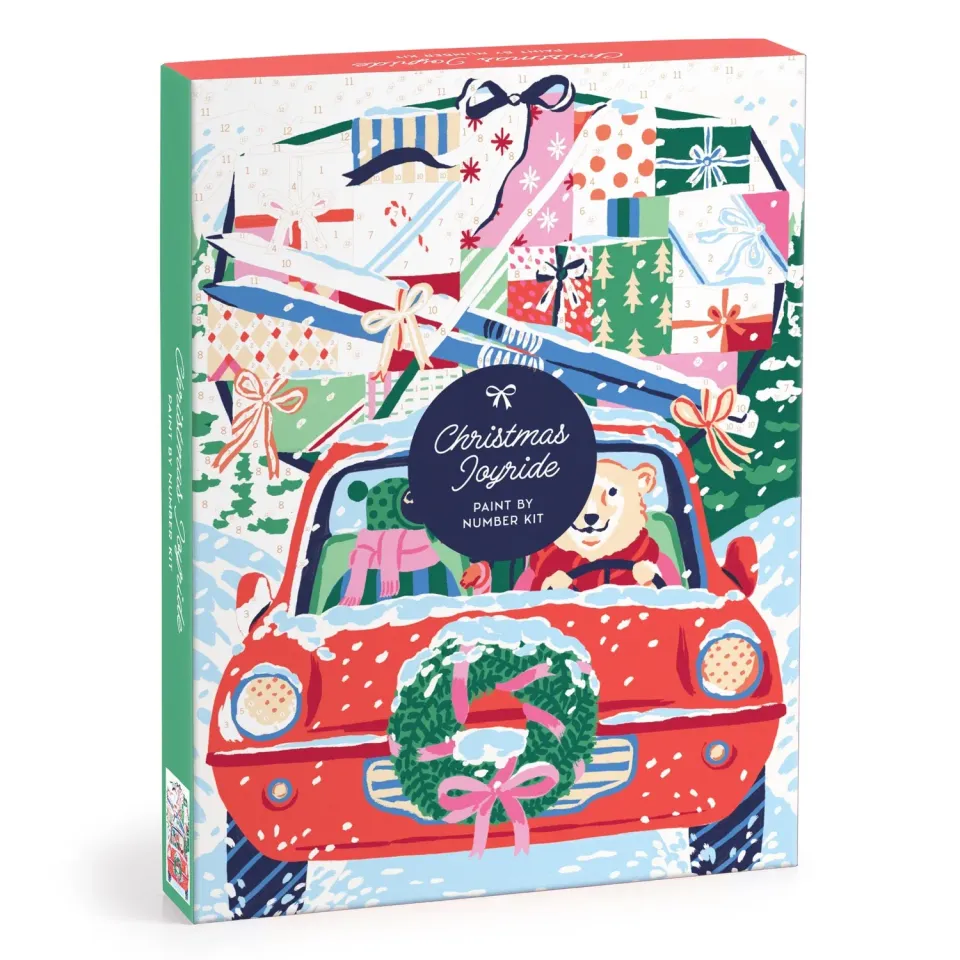 Good Puzzle Co. Christmas Joyride mal efter tal sæt 23x30 cm