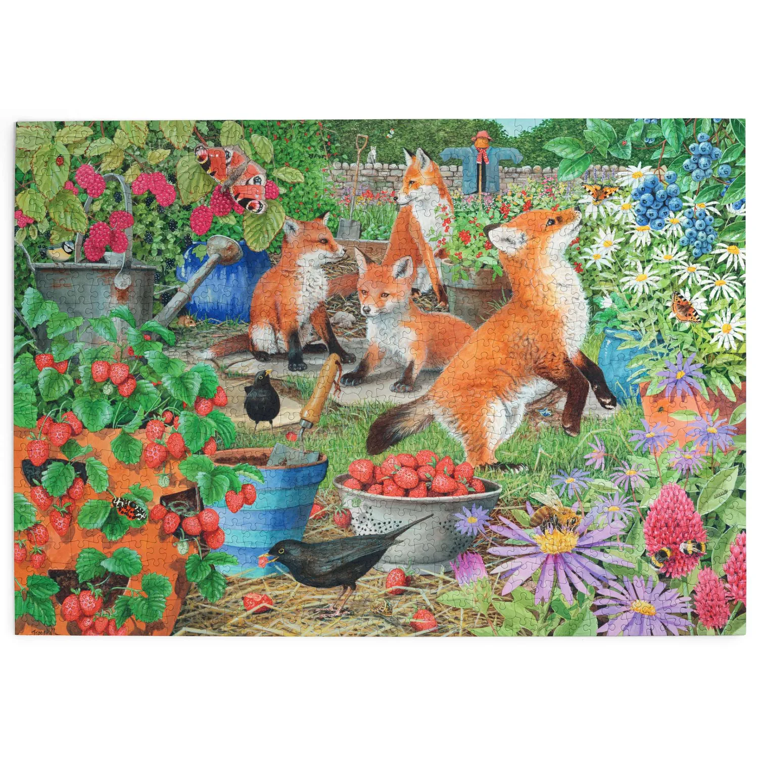 House of Puzzles Foxy Ladies puslespil 1000 brikker ræv