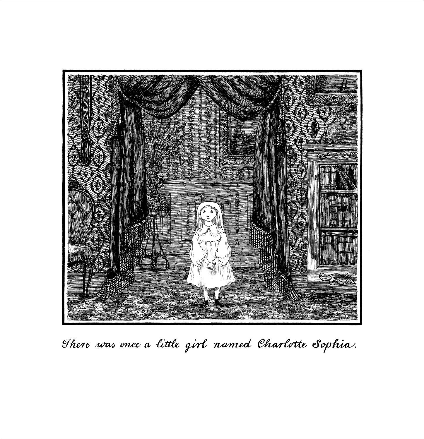 Pomegranate Edward Gorey The Hapless Child bog illustreret