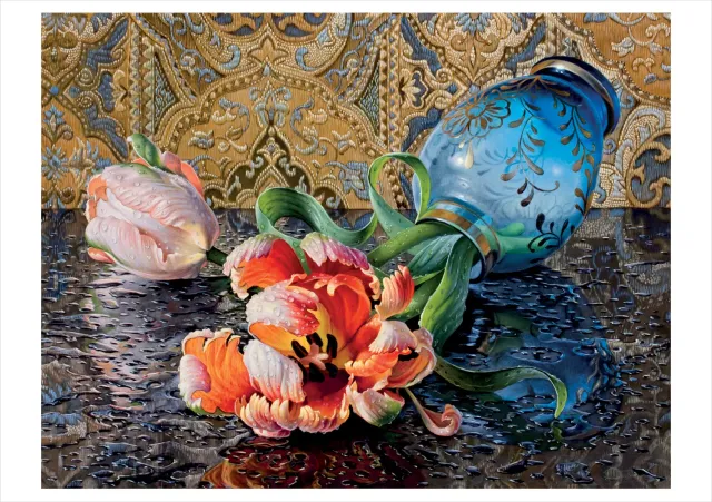 Pomegranate Wert Tulips kort blomster